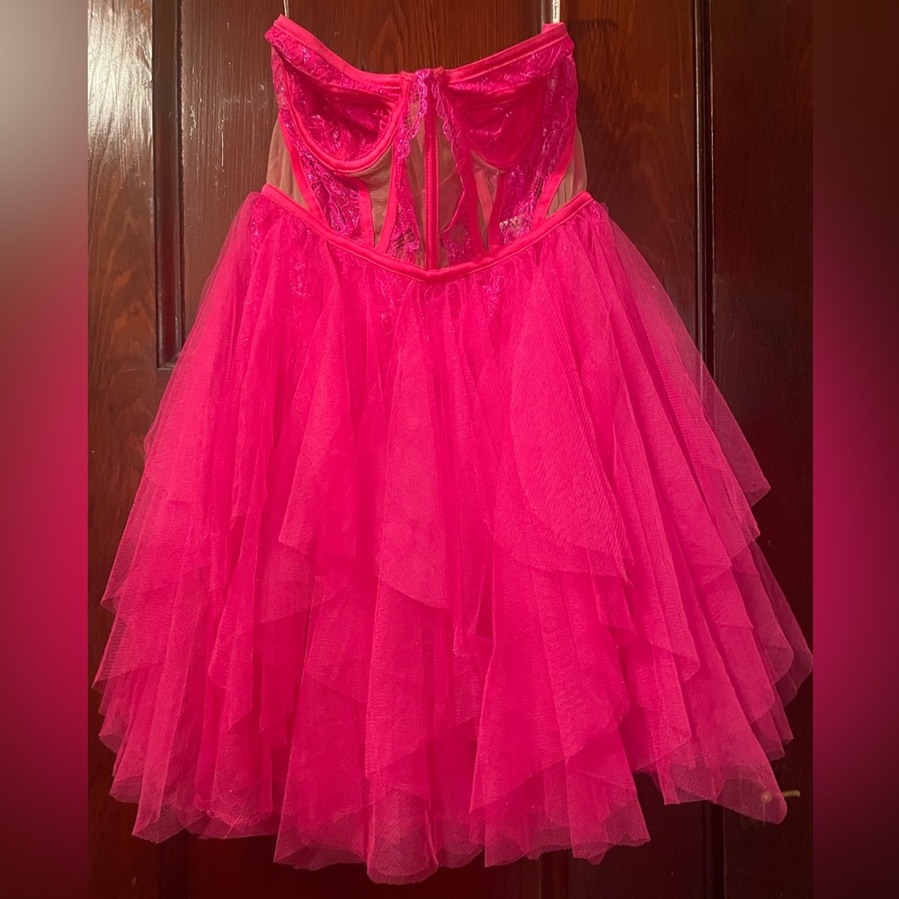 For Love and Lemons Rosario Mini Dress, Size Small